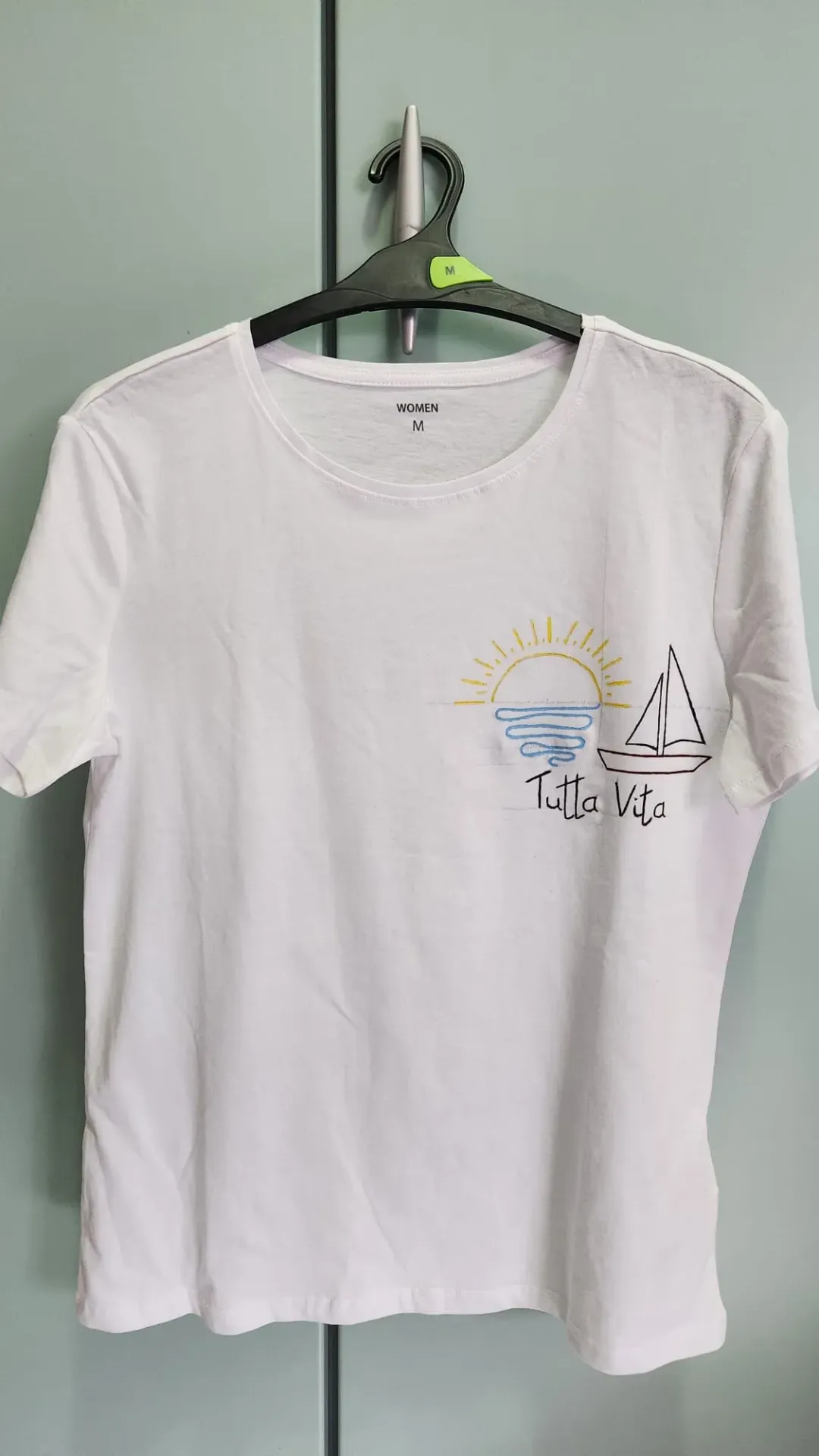 Tshirt tutta vita sole e barca a vela